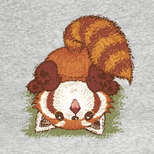 Red panda Turn over T-Shirt